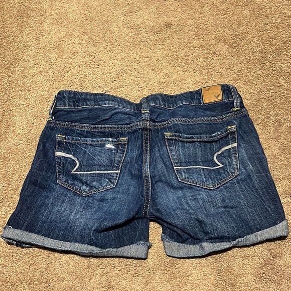 Used American eagle jean shorts. Dark jean colour in great condition. - Picture 3 of 3